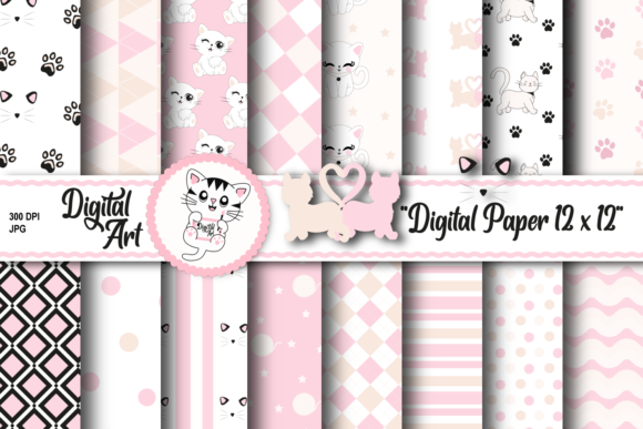 Download Kitty Digital Paper - Premium Bundle