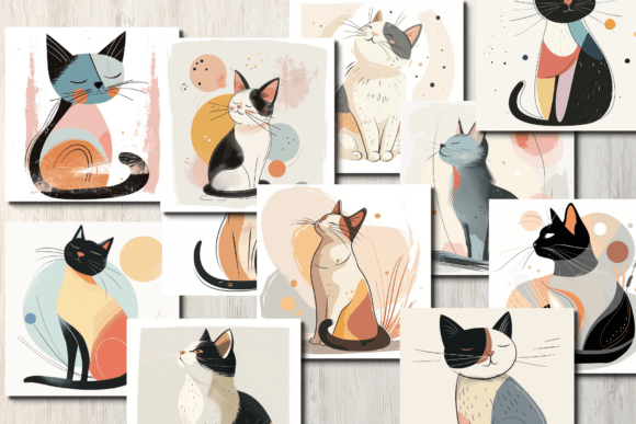 Download Kitty Cats Digital Papers - Premium Resources