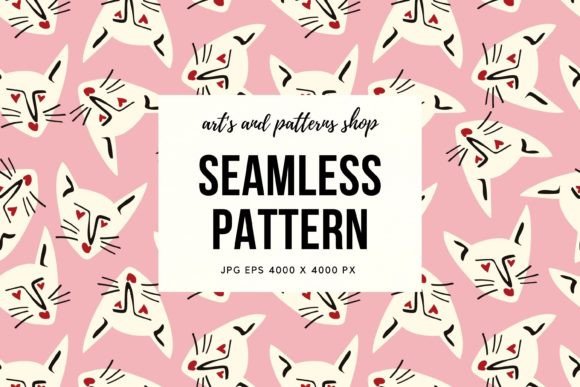 Download Kitty with a Lovely Faces Pattern - Premium Resources
